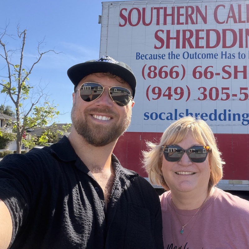 Barbara and David in the community